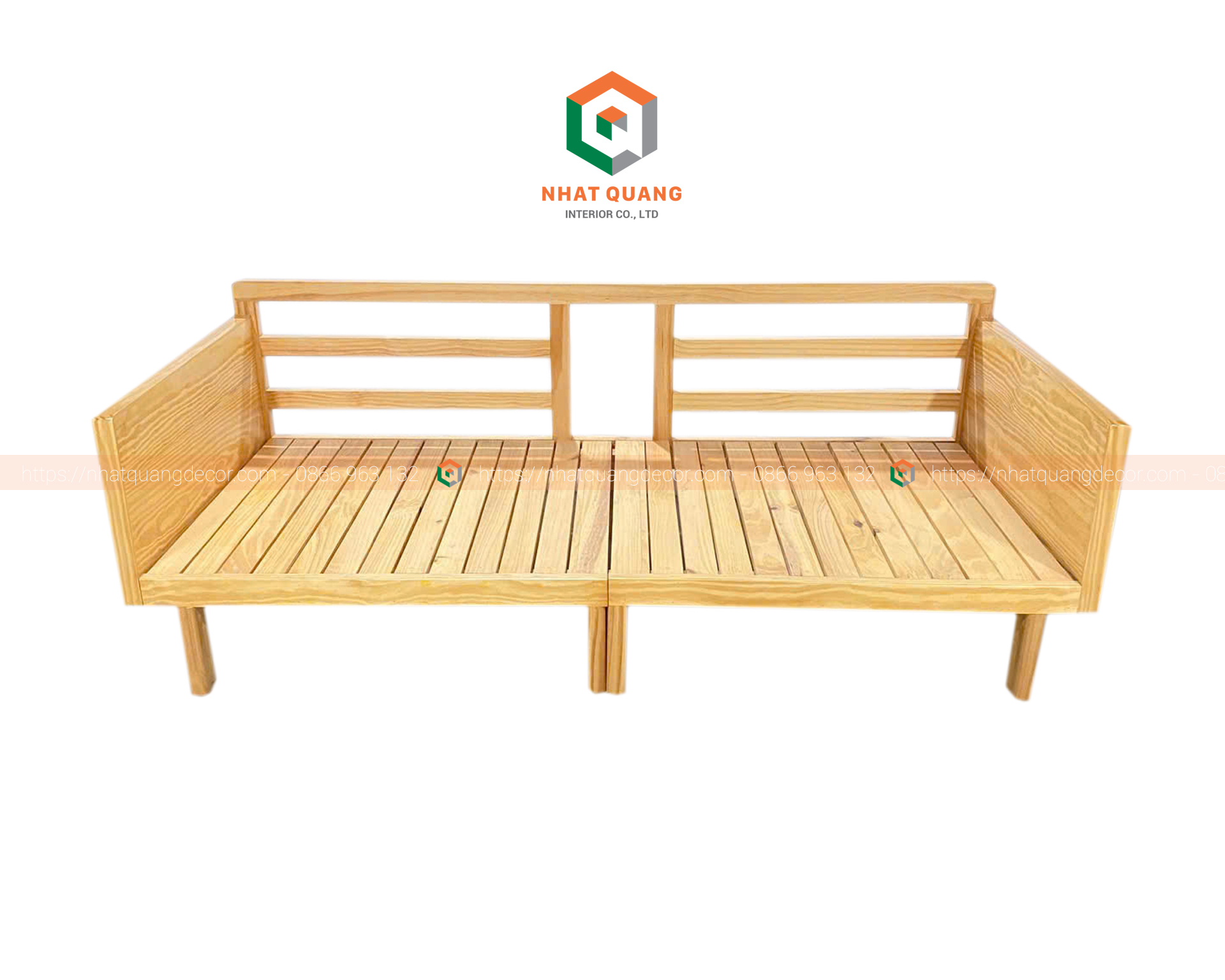 Ghế sofa bed gỗ tự nhiên sồi nga SF-030